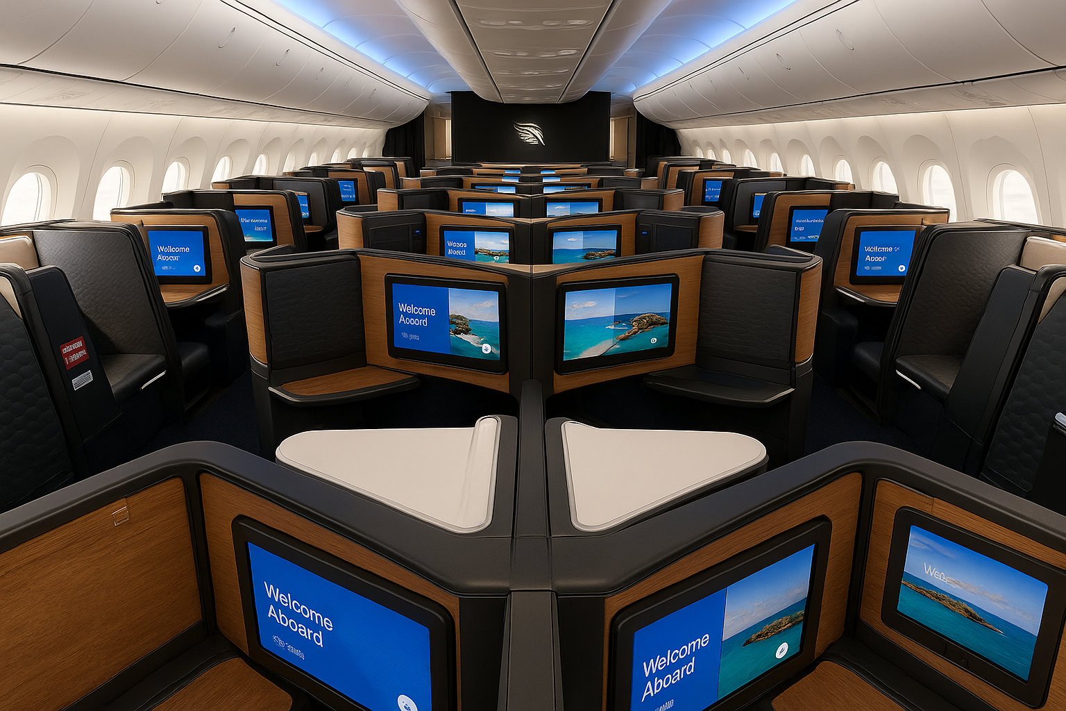 United Airlines Reveals New Dreamliner Interior Featuring Luxury Business Suites