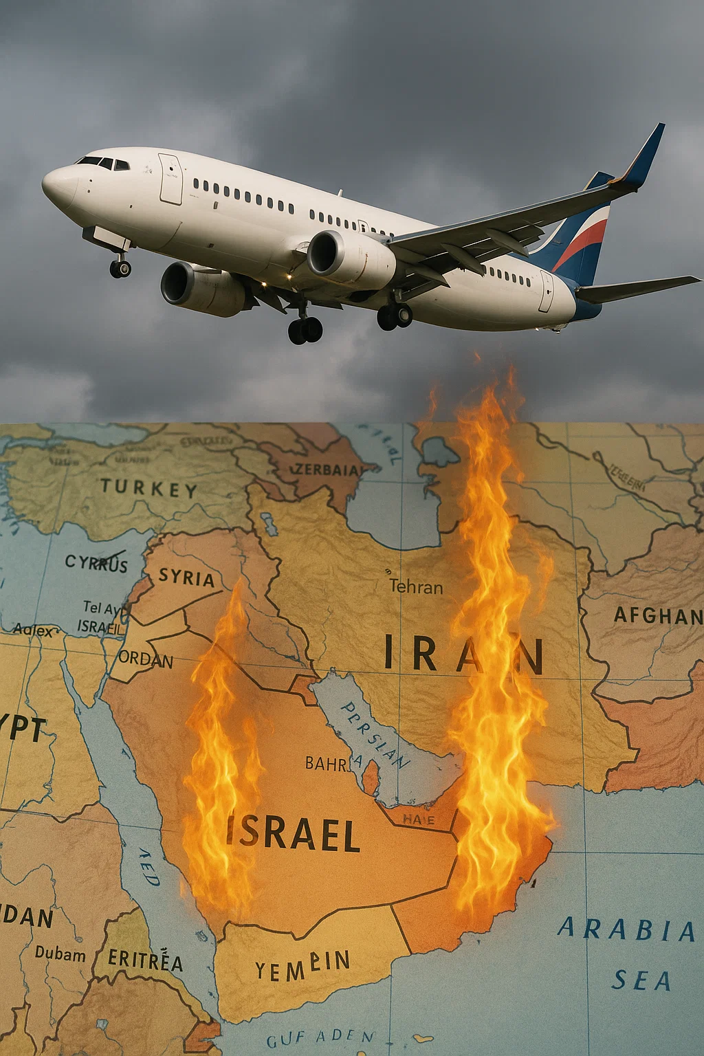 US Airlines Avoid Middle East as Israel-Iran Conflict Escalates