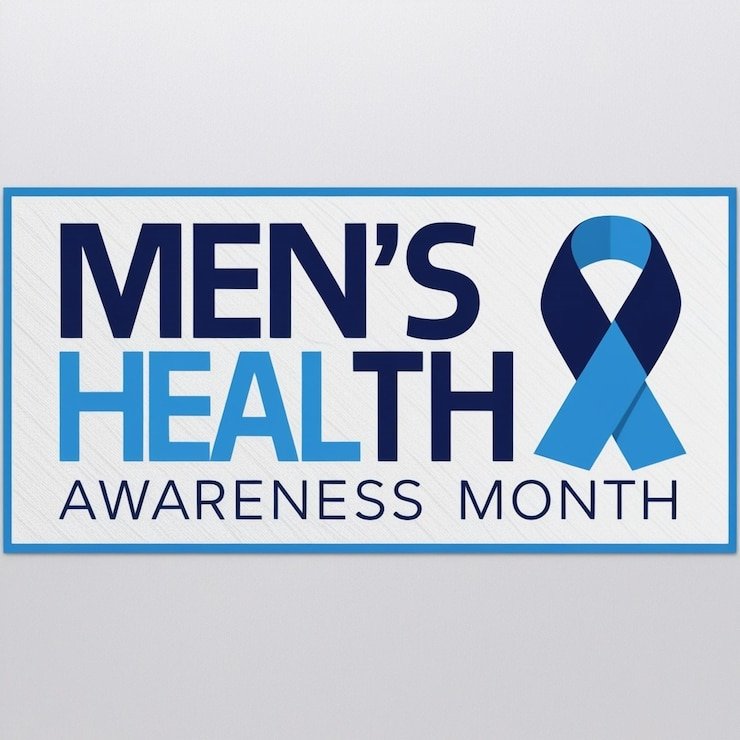 A thoughtful man sitting alone on a bench in a park, symbolizing men’s mental health awareness in June.