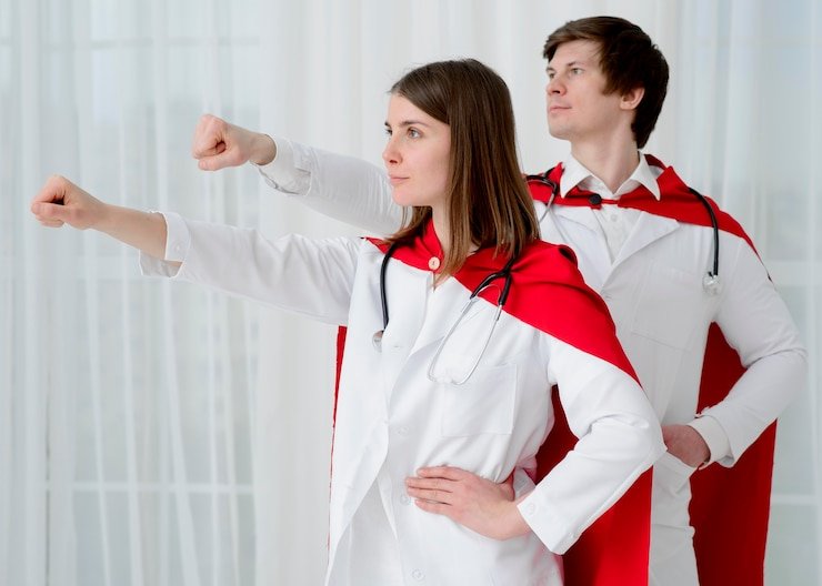 Cardinal Health employees working in a hybrid healthcare environment