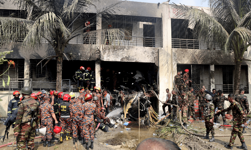 Jet Crash at Bangladesh College Claims At Least 19 Lives