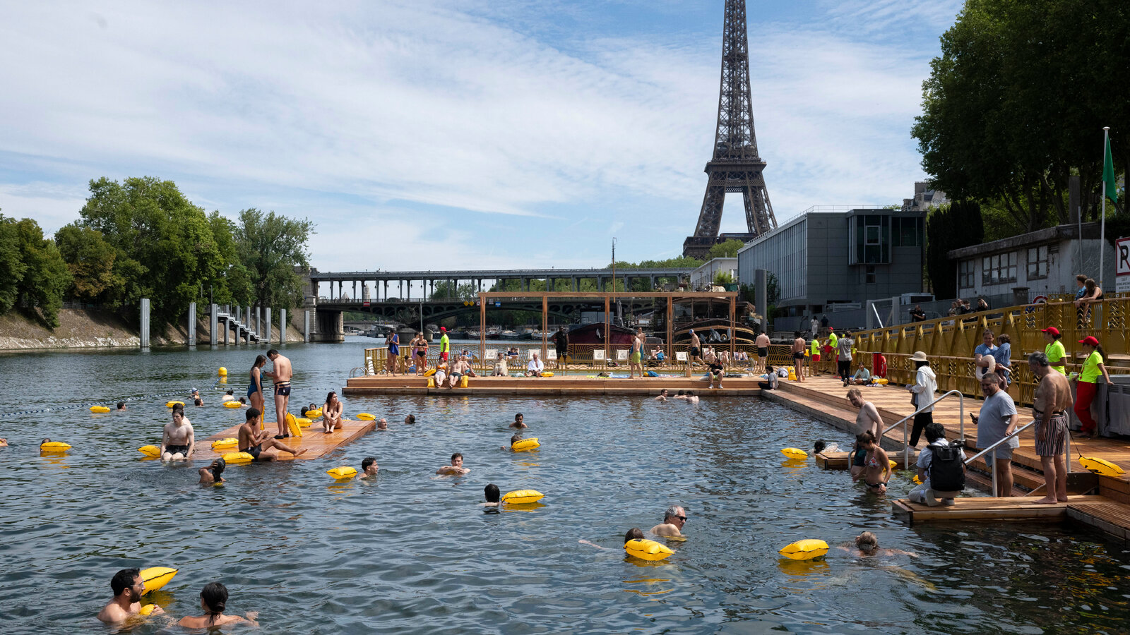 Paris Reopens River Seine for Swimming After 100 Years