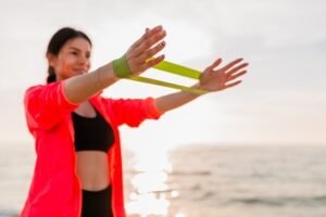 Balanced health triangle showing physical, mental, and social wellness